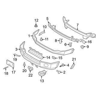 Ford OE - Front Bumper - Bumper & Components