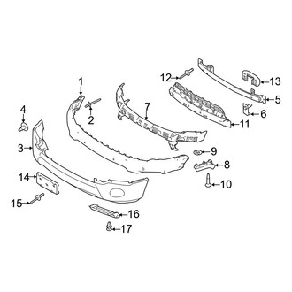 Ford OE - Front Bumper - Bumper & Components (EL SSV / SSV)