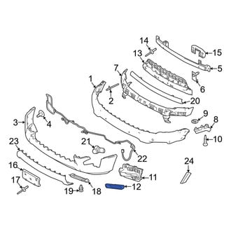 Ford OE - Front Left Tow Eye Cap Clip