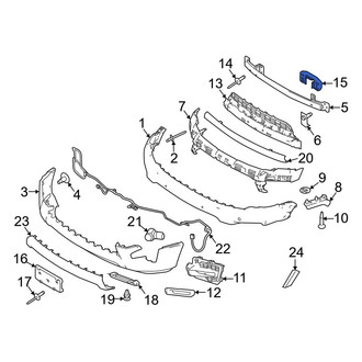 Ford OE - Front Bumper Cover Bracket