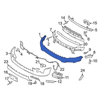 Ford OE - Front Upper Bumper Cover