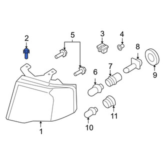Ford OE - Radiator Shutter Screw