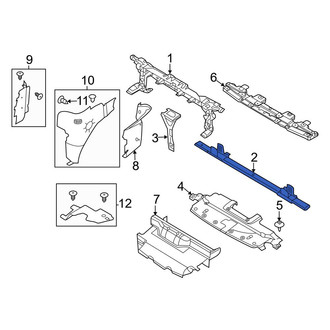 Ford OE - Front Lower Radiator Support Tie Bar