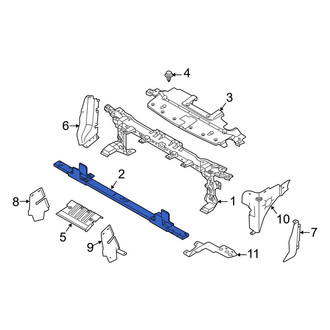 Ford OE FL1Z16139A - Front Lower Radiator Support Tie Bar