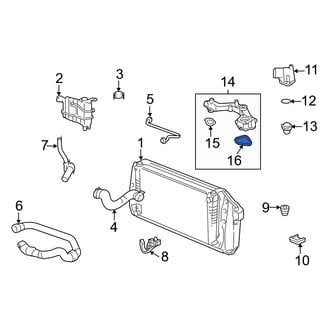 Ford OE - Left Engine Coolant Thermostat Housing Gasket