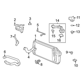 Ford OE - Cooling - Radiator & Components