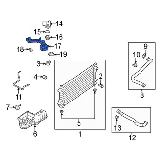 Ford OE - Lower Engine Coolant Thermostat Housing