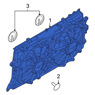 Ford OE - Engine Cooling Fan Assembly