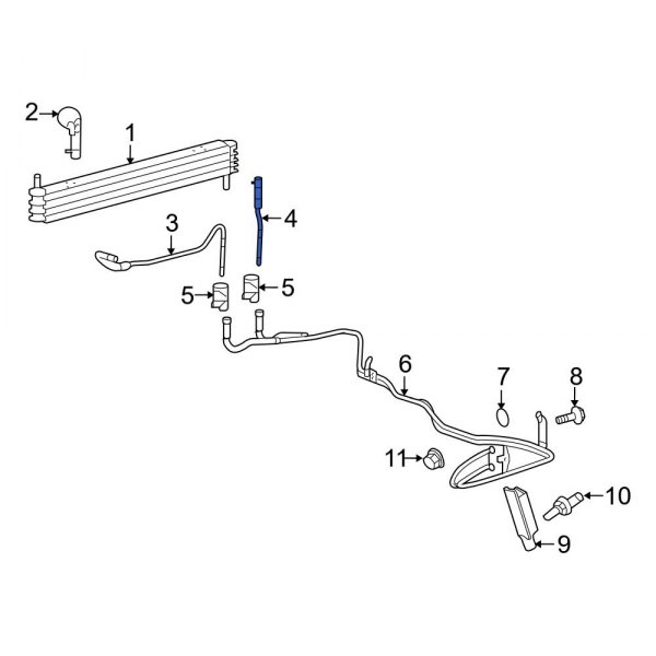 Automatic Transmission Oil Cooler Hose