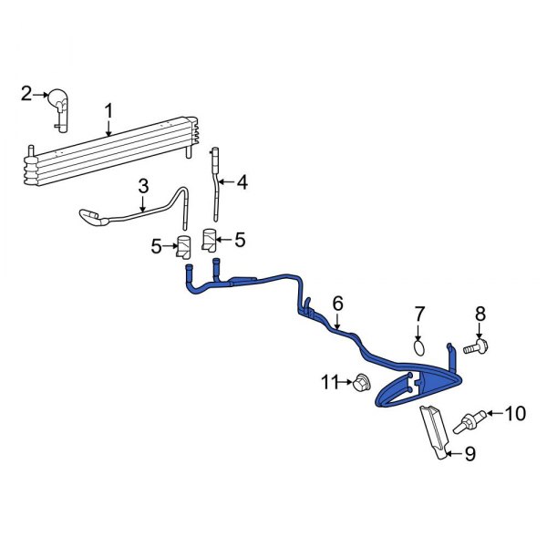 Automatic Transmission Oil Cooler Hose Assembly