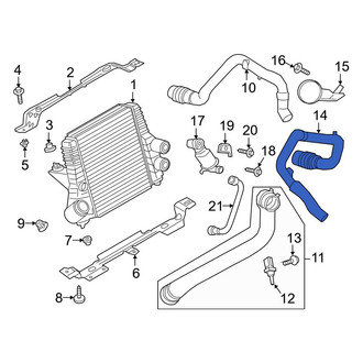Ford OE - Lower Intercooler Pipe