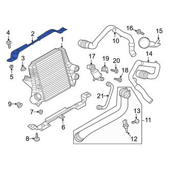 Ford OE - Upper Intercooler Bracket