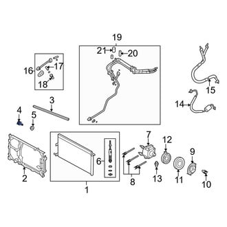 Ford OE - A/C Condenser Mount Bolt