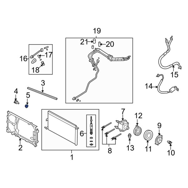 A/C Condenser Nut