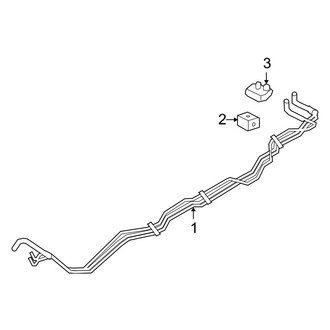 Ford OE - Air Conditioner & Heater - Rear A/C Lines (King Ranch / Limited / XL / XLT)