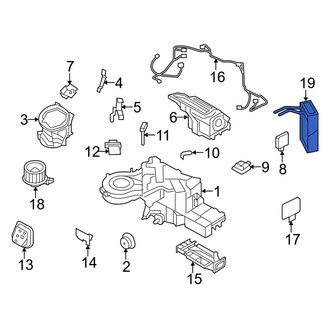 Ford OE - Front HVAC Heater Core