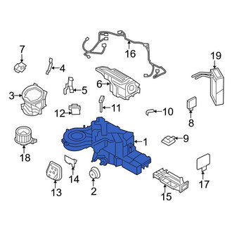 Ford OE - Front HVAC Unit Case
