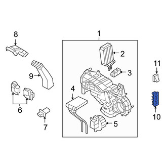 Ford OE - Upper Dashboard Air Vent