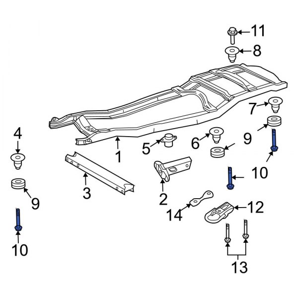 Frame Rail Bolt