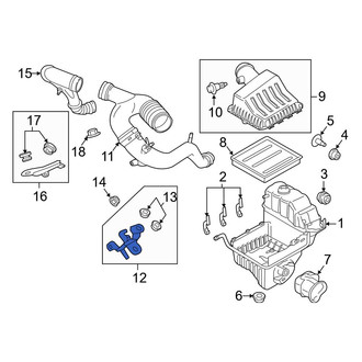 Ford OE - Engine Air Intake Hose Bracket