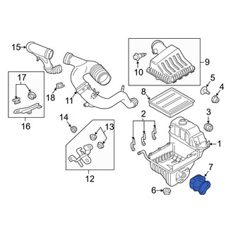 Ford OE - Engine Air Intake Hose