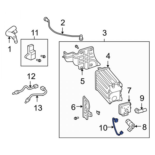 Vapor Canister Purge Solenoid Connector