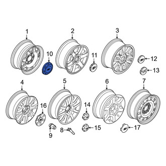 Ford OE - Wheel Cap