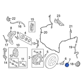 Ford OE - Front Wheel Bearing Dust Cap