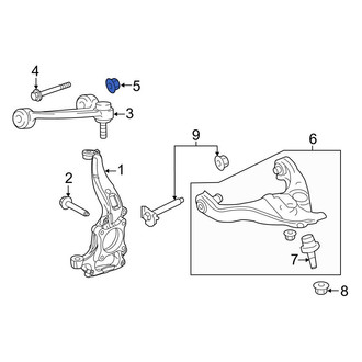 Ford OE - Lower Suspension Strut Nut