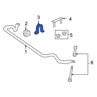 Ford OE - Suspension Stabilizer Bar Bracket