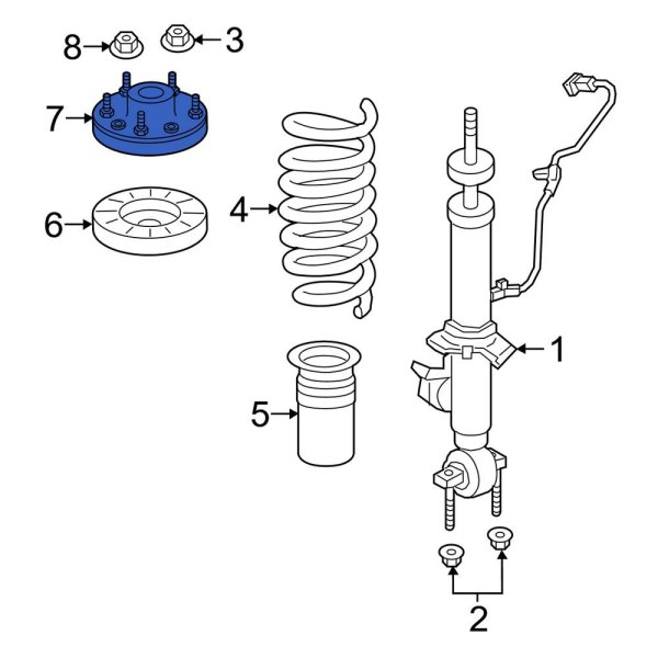 Suspension Shock Absorber Mount