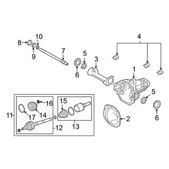 Ford OE - Front CV Joint Boot Band