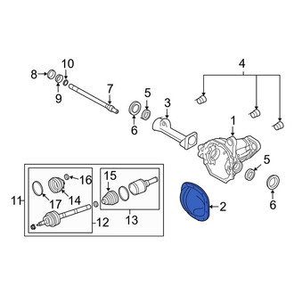 Ford OE - Front Differential Cover