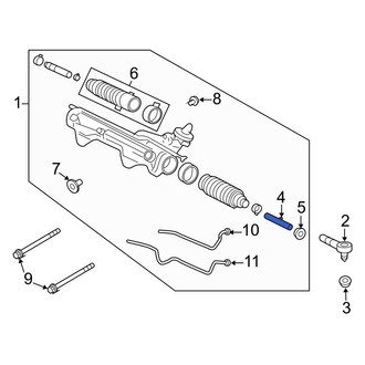 Ford OE - Inner Steering Tie Rod End