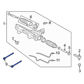 Ford OE - Rack and Pinion Mount Bolt