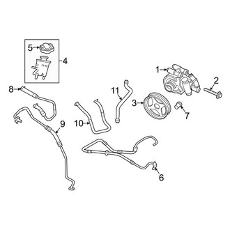 Ford OE - Steering Gear & Linkage - Pump & Hoses