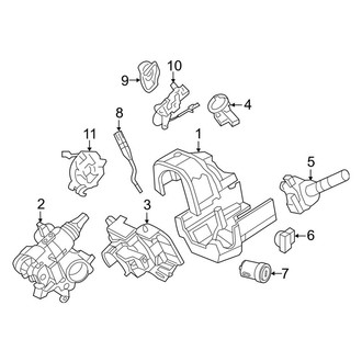 Ford OE - Steering Column - Shroud, Switches & Levers