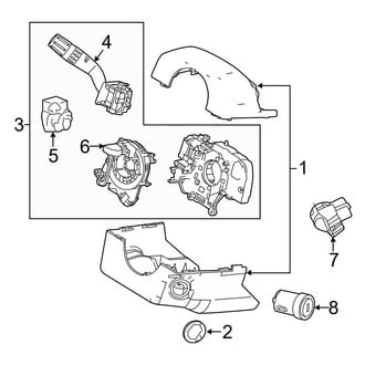 Ford OE - Steering Column - Shroud, Switches & Levers
