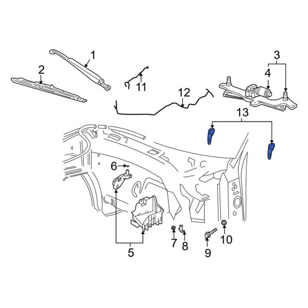 Windshield Washer Nozzle