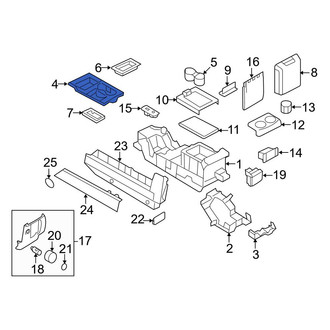 Ford OE - Left Console Panel