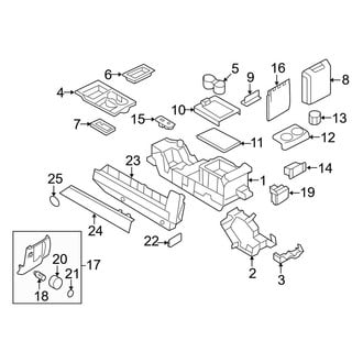 Ford OE - Center Console (Console Body)