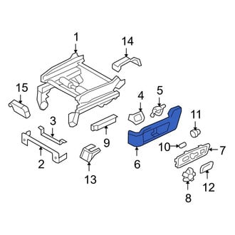 Ford OE - Front Left Seat Track Cover