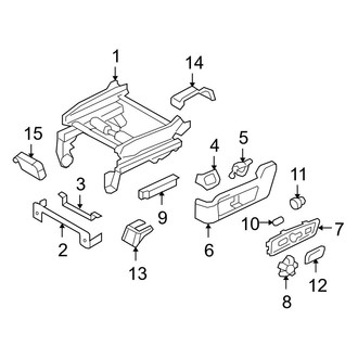 Ford OE - Seats & Tracks - Tracks & Components (Captains Seats, Driver Side, Front Seats)