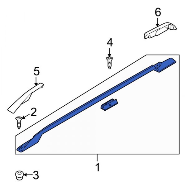 Roof Luggage Carrier Side Rail