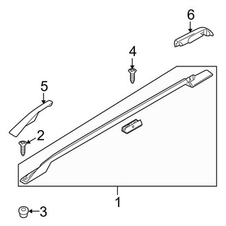Ford OE - Roof - Luggage Carrier (W/O Crossbar)