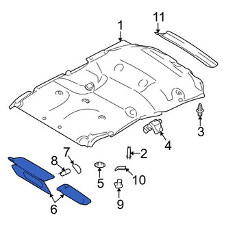 Ford OE - Left Sun Visor