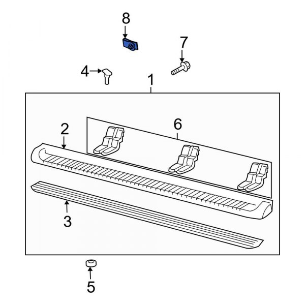 Running Board Nut