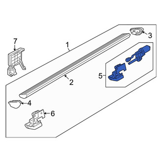 Ford OE - Front Left Running Board Mounting Bracket