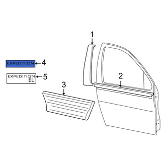 Ford OE - Front Door Emblem