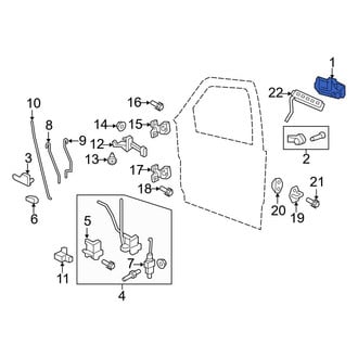 Ford OE - Front Left Outer Exterior Door Handle